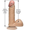 Фото товара: Фаллоимитатор на присоске The Realistic Cock 6” with Removable Vac-U-Lock Suction Cup - 17,3 см., код товара: 0271-01-BX/Арт.329, номер 1