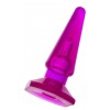 Фото товара: Фиолетовая анальная пробка BUTT PLUG - 9,5 см., код товара: 881303-4/Арт.3645, номер 1