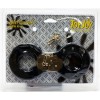 Фото товара: Меховые черные наручники с ключами, код товара: 3006009505/Арт.4771, номер 1