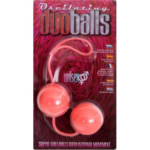 Купить Вагинальные мягкие шарики MARBILIZED DUO BALLS PINK код товара: 2K839MPK BCD GP/Арт.4927. Секс-шоп в СПб - EROTICOASIS | Интим товары для взрослых 