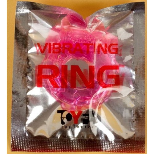 Фото товара: Толстое розовое эрекционное кольцо с вибратором, код товара: 818034-3/Арт.5298, номер 1