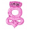 Купить Розовое эрекционное кольцо с вибратором и подхватом код товара: 818037-3/Арт.5305. Секс-шоп в СПб - EROTICOASIS | Интим товары для взрослых 