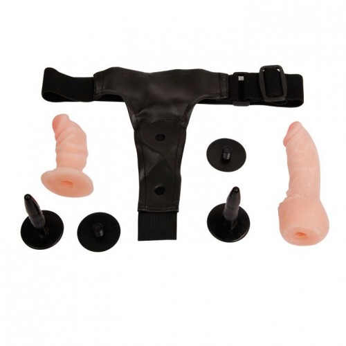 Фото товара: Поясной фаллос на трусиках с вагинальной пробкой Female Harness Ultra - 16,5 см., код товара: BW-022020-1002/Арт.5636, номер 3