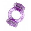 Купить Фиолетовое виброкольцо с двумя вибропульками код товара: 818033-4/Арт.5725. Секс-шоп в СПб - EROTICOASIS | Интим товары для взрослых 