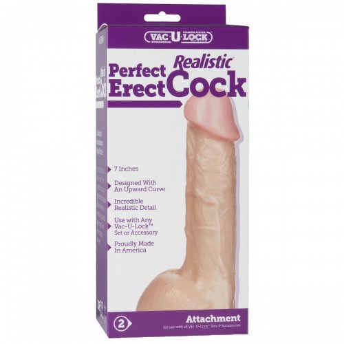 Фото товара: Реалистичная насадка 7  Realistic Perfect Erect Cock - 18,5 см., код товара: 1015-18-BX/Арт.526, номер 5