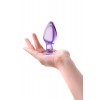 Фото товара: Фиолетовая стеклянная анальная пробка - 10 см., код товара: 912014/Арт.6587, номер 3