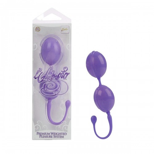 Фото товара: Фиолетовые вагинальные шарики LAmour Premium Weighted Pleasure System, код товара: SE-4649-14-3/Арт.7341, номер 1
