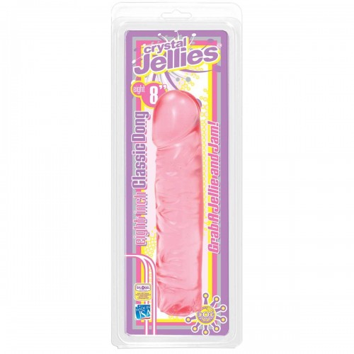 Фото товара: Розовый прозрачный гелевый фаллоимитатор Сristal Jellies - 20 см., код товара: 0285-01-CD/Арт.729, номер 1