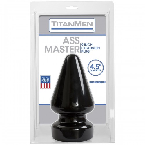Фото товара: Огромный плуг Titanmen Tools Butt Plug 4.5  Diameter Ass Master - 23,1 см., код товара: 3203-02-CD/Арт.11558, номер 1
