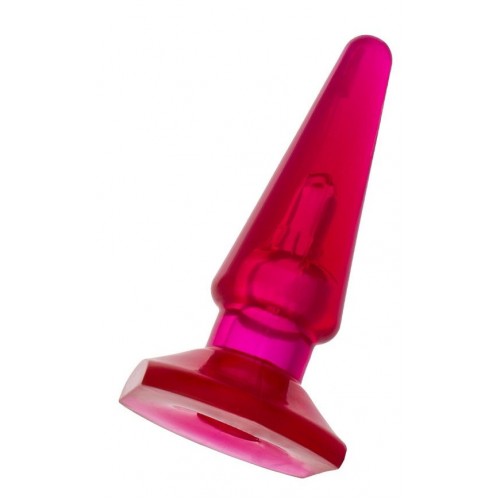 Фото товара: Розовая конусообразная анальная втулка BUTT PLUG - 9,5 см., код товара: 881303-3/Арт.15369, номер 1