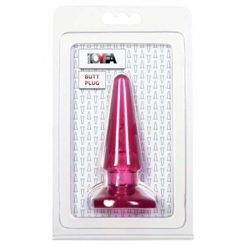 Фото товара: Розовая конусообразная анальная втулка BUTT PLUG - 9,5 см., код товара: 881303-3/Арт.15369, номер 2