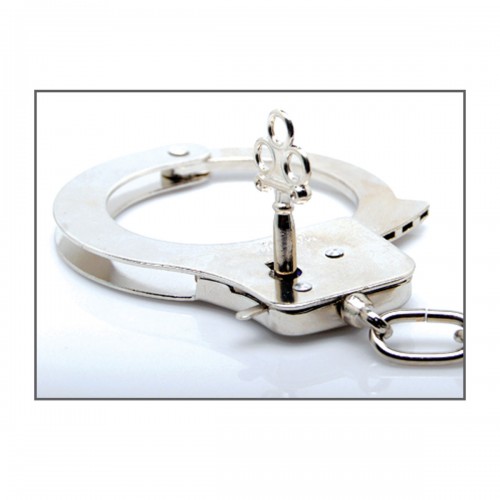 Фото товара: Металлические наручники Metal Handcuffs с ключиками, код товара: PD4408-00/Арт.16644, номер 1