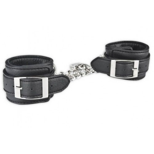 Купить Черные наручники на цепи код товара: LF1673/Арт.17041. Онлайн секс-шоп в СПб - EroticOasis 