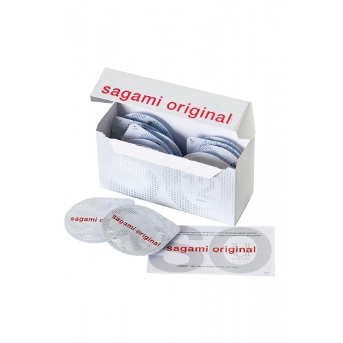 Фото товара: Ультратонкие презервативы Sagami Original 0.02 - 12 шт., код товара: Sagami Original 0.02 №12/Арт.18564, номер 1