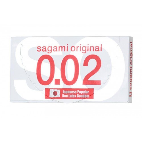 Купить Ультратонкие презервативы Sagami Original 0.02 - 2 шт. код товара: Sagami Original 0.02 №2/Арт.18568. Секс-шоп в СПб - EROTICOASIS | Интим товары для взрослых 