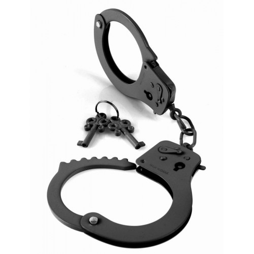 Фото товара: Черные металлические наручники, код товара: PD3801-23/Арт.28146, номер 1