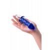 Фото товара: Синяя стеклянная анальная втулка с ручкой-кольцом - 16 см., код товара: 912210/Арт.28486, номер 2