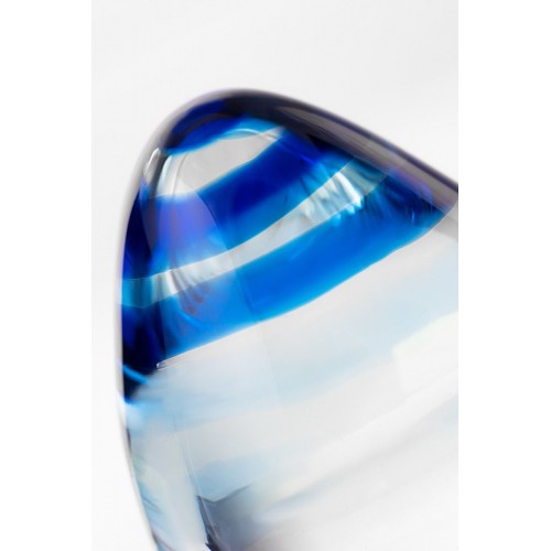 Фото товара: Стеклянная анальная втулка с синим кончиком - 11,5 см., код товара: 912198/Арт.28489, номер 3