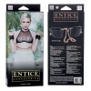 Фото товара: Черные мягкие наручники Entice French Cuffs с цепью, код товара: SE-2720-50-3/Арт.30210, номер 1