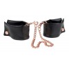 Купить Черные мягкие наручники Entice French Cuffs с цепью код товара: SE-2720-50-3/Арт.30210. Секс-шоп в СПб - EROTICOASIS | Интим товары для взрослых 