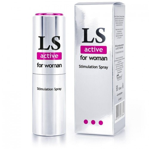 Купить Спрей-стимулятор для женщин Lovespray Active Woman - 18 мл. код товара: LB-18001/Арт.30441. Секс-шоп в СПб - EROTICOASIS | Интим товары для взрослых 