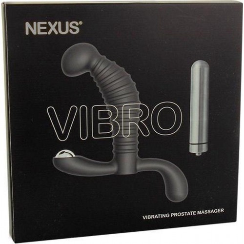 Фото товара: Черный стимулятор простаты Nexus Vibro - 10,2 см., код товара: V001U/Арт.30483, номер 1