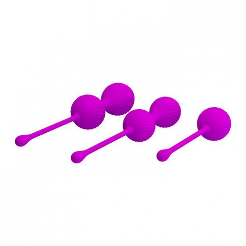 Фото товара: Набор лиловых вагинальных шариков Kegel Ball, код товара: BI-014505/Арт.127460, номер 1