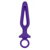 Купить Фиолетовая силиконовая пробка с прорезью Silicone Groove Probe - 10,25 см. код товара: SE-0393-46-2/Арт.128283. Секс-шоп в СПб - EROTICOASIS | Интим товары для взрослых 