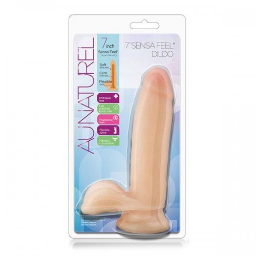 Фото товара: Телесный фаллоимитатор 7 inch Sensa Feel Dildo - 17,8 см., код товара: BL-36413/Арт.129174, номер 1