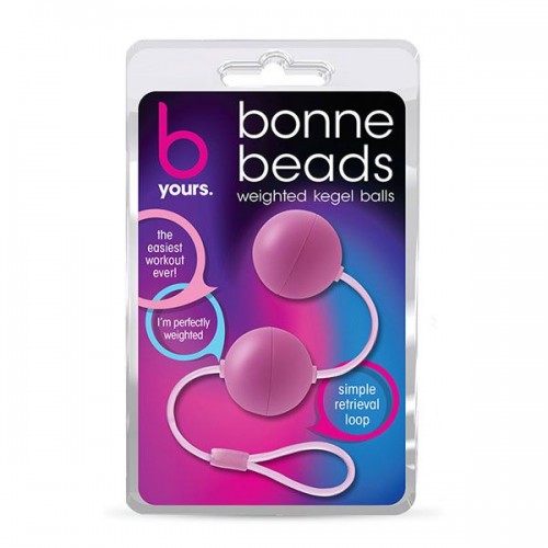 Фото товара: Розовые вагинальные шарики Bonne Beads, код товара: BL-23740/Арт.129183, номер 1