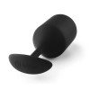 Фото товара: Чёрная пробка для ношения B-vibe Snug Plug 5 - 14 см., код товара: BV-013-BLK/Арт.132167, номер 1
