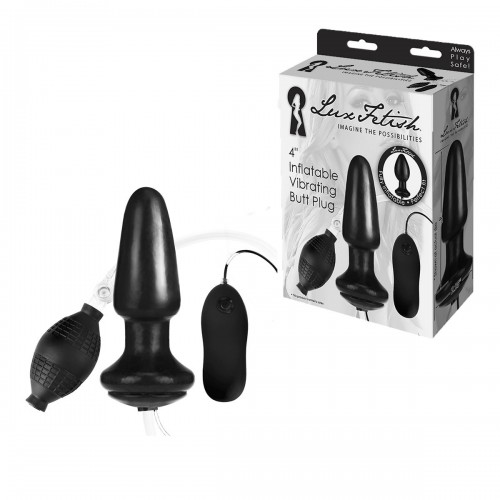 Фото товара: Надувная вибрирующая анальная пробка  Inflatable Vibrating Butt Plug - 10,2 см., код товара: LF5304/Арт.132521, номер 1