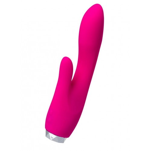 Купить Розовый вибратор с клиторальным стимулятором L EROINA - 18 см. код товара: 561002 / Арт.133746. Секс-шоп в СПб - EROTICOASIS | Интим товары для взрослых 