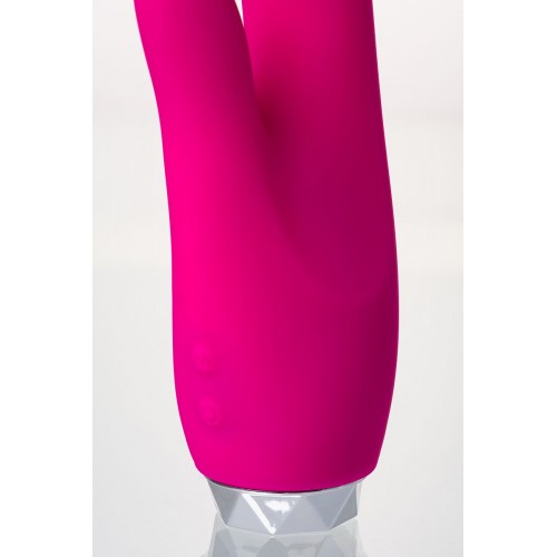 Фото товара: Розовый вибратор с клиторальным стимулятором L EROINA - 18 см., код товара: 561002 / Арт.133746, номер 9