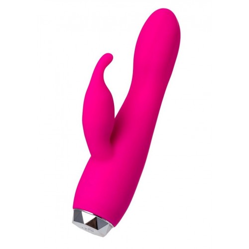 Купить Розовый вибратор с клиторальным стимулятором L EROINA - 17 см. код товара: 561003/Арт.133747. Онлайн секс-шоп в СПб - EroticOasis 