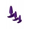 Фото товара: Набор из 3 фиолетовых анальных втулок A-toys, код товара: 761311/Арт.134643, номер 2