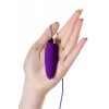 Фото товара: Фиолетовое узенькое виброяйцо с пультом управления A-Toys Cony, работающее от USB, код товара: 764019/Арт.134645, номер 2