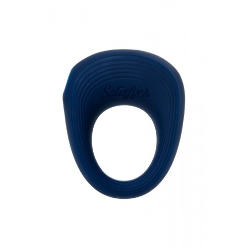 Фото товара: Синее эрекционное кольцо на пенис Satisfyer Power Ring, код товара: 4000886/Арт.135046, номер 1