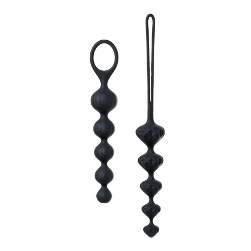 Фото товара: Набор из 2 чёрных анальных цепочек Satisfyer Love Beads, код товара: 4000855/Арт.135048, номер 2