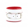 Фото товара: Бело-красные кожаные наручники  Медсестричка, код товара: 51033ars/Арт.135793, номер 1