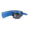 Фото товара: Чёрные лаковые наручники с синим подкладом, код товара: 51032ars/Арт.135799, номер 2