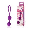 Фото товара: Фиолетовые двойные вагинальные шарики Cosmo, код товара: CSM-23006/Арт.136334, номер 1