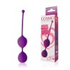Фото товара: Фиолетовые двойные вагинальные шарики Cosmo с хвостиком для извлечения, код товара: CSM-23007/Арт.136335, номер 1