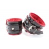 Купить Чёрно-красные лаковые перфорированные наручники код товара: 51029ars/Арт.136846. Секс-шоп в СПб - EROTICOASIS | Интим товары для взрослых 
