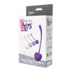 Фото товара: Набор из 5 фиолетово-белых шариков CHERRY KEGEL EXERCISERS, код товара: 21496 / Арт.137636, номер 1