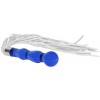 Фото товара: Синий анальный стимулятор-плеть Whipster с белыми хвостами, код товара: CHR019BLU / Арт.138251, номер 2