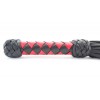 Фото товара: Черно-красная плеть с плетеной ручкой с ромбовидным узором - 45 см., код товара: 54040ars/Арт.139059, номер 2