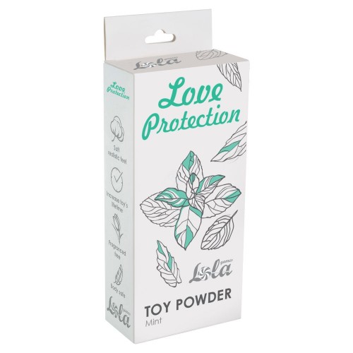 Фото товара: Пудра для игрушек Love Protection с ароматом мяты - 30 гр., код товара: 1823-01Lola/Арт.139328, номер 1