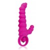 Купить Розовый силиконовый рельефный вибромассажер - 11,5 см. код товара: CSM-23050/Арт.139503. Секс-шоп в СПб - EROTICOASIS | Интим товары для взрослых 