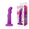 Фото товара: Фиолетовый вибромассажер Cosmo на присоске - 12 см., код товара: CSM-23061/Арт.139571, номер 1